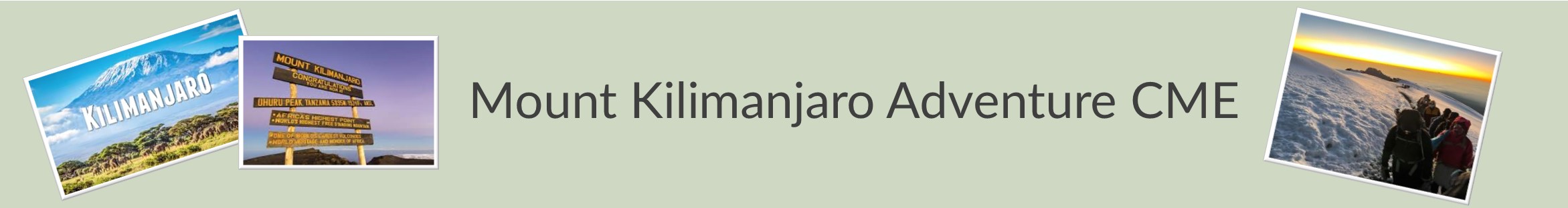 Mount Kilimanjaro Adventure CME Banner